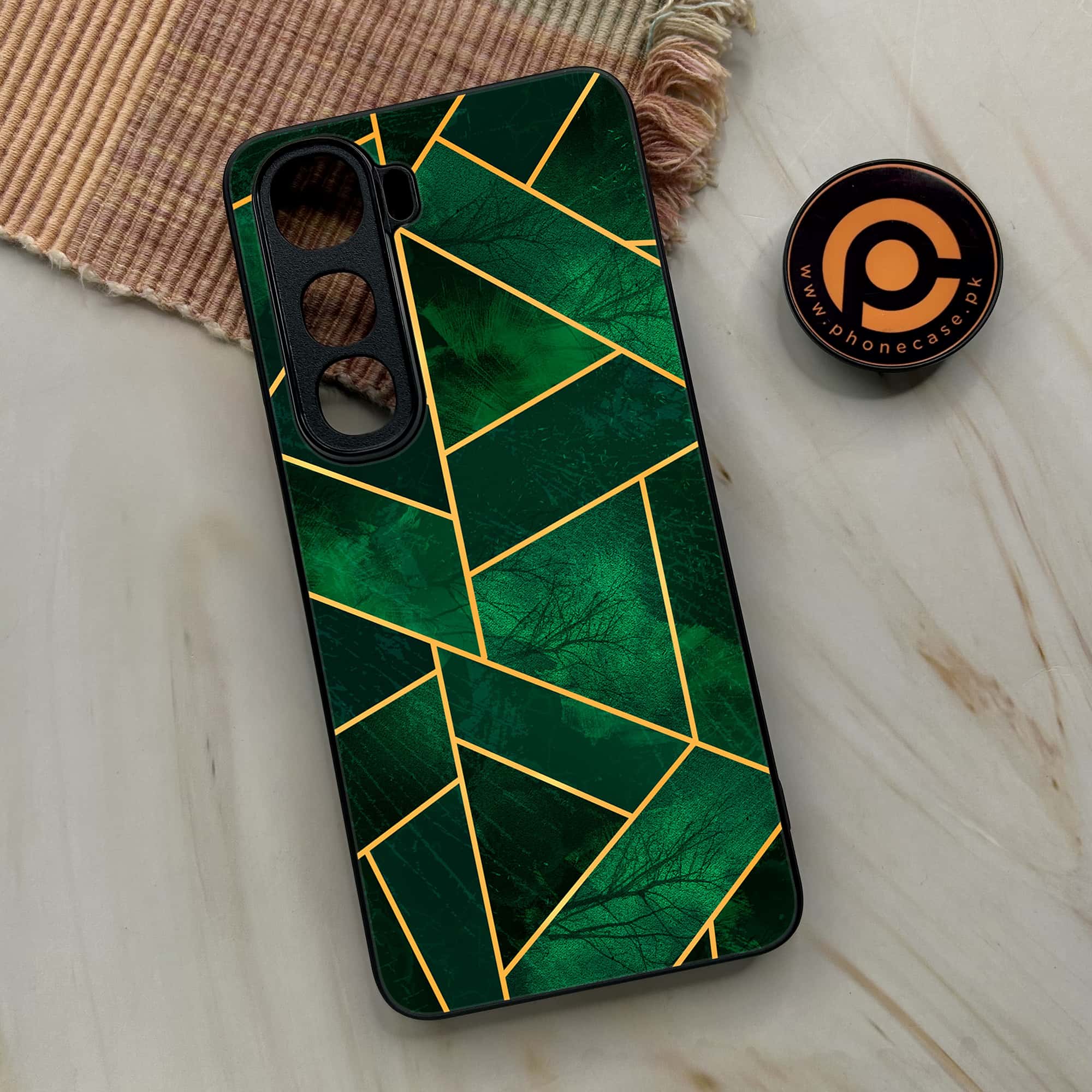 Geometric Marble Premium Metal Phone Case All Models