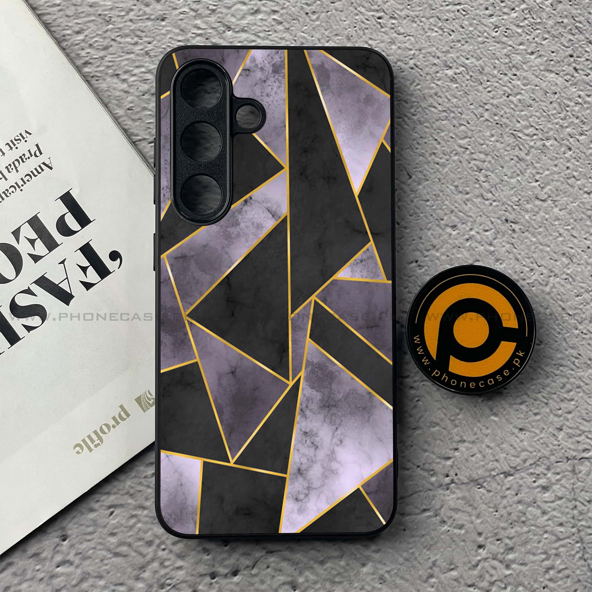 Geometric Marble Premium Metal Phone Case All Models