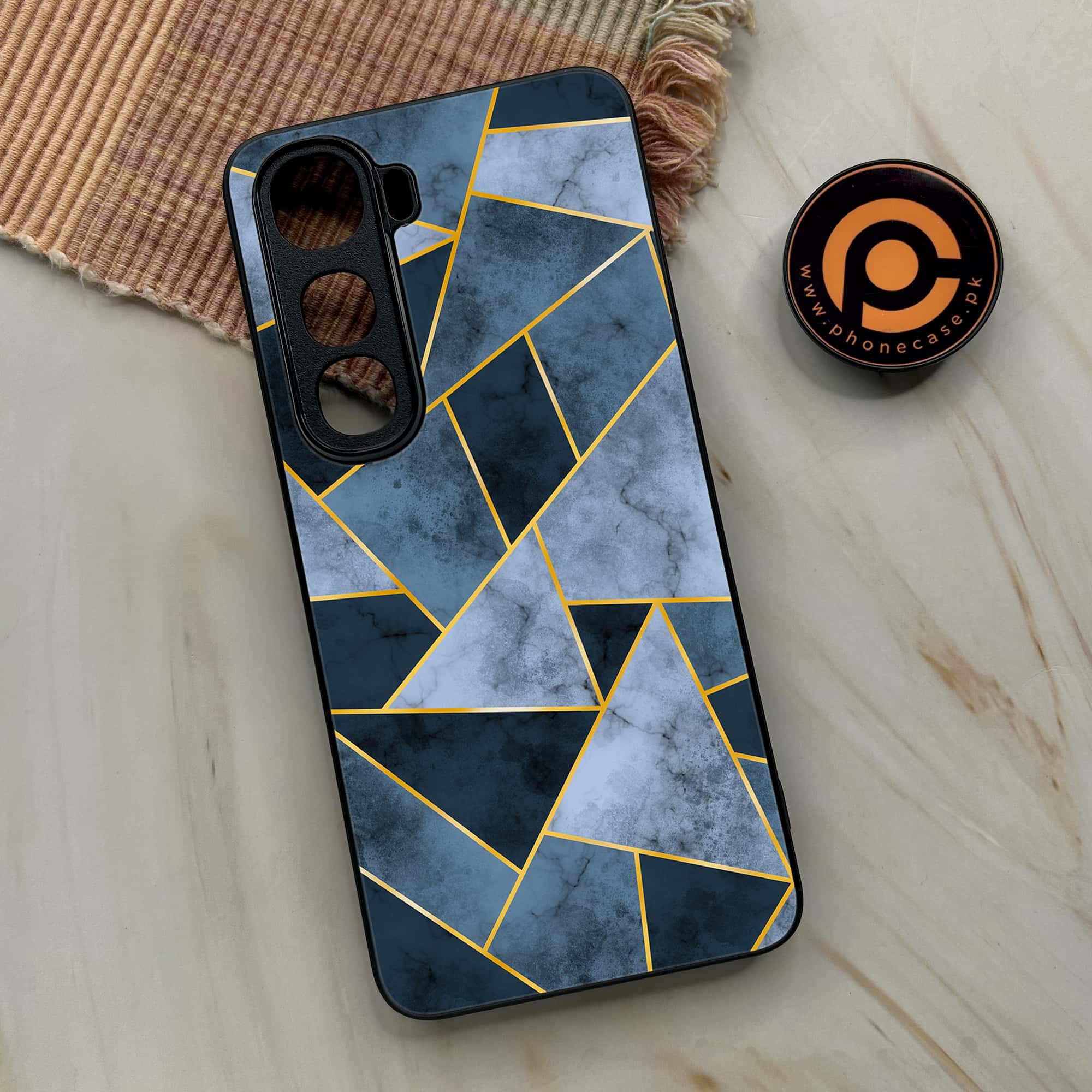 Geometric Marble Premium Metal Phone Case All Models