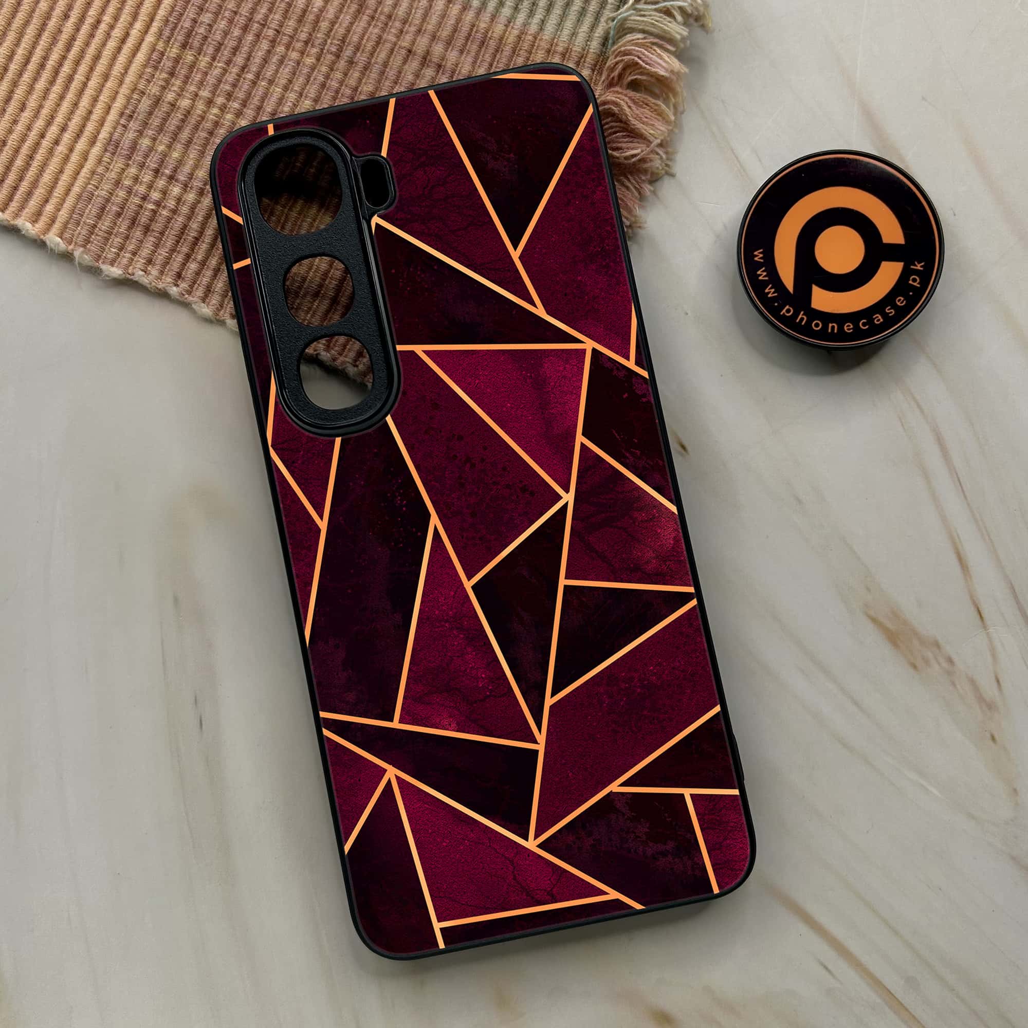 Geometric Marble Premium Metal Phone Case All Models