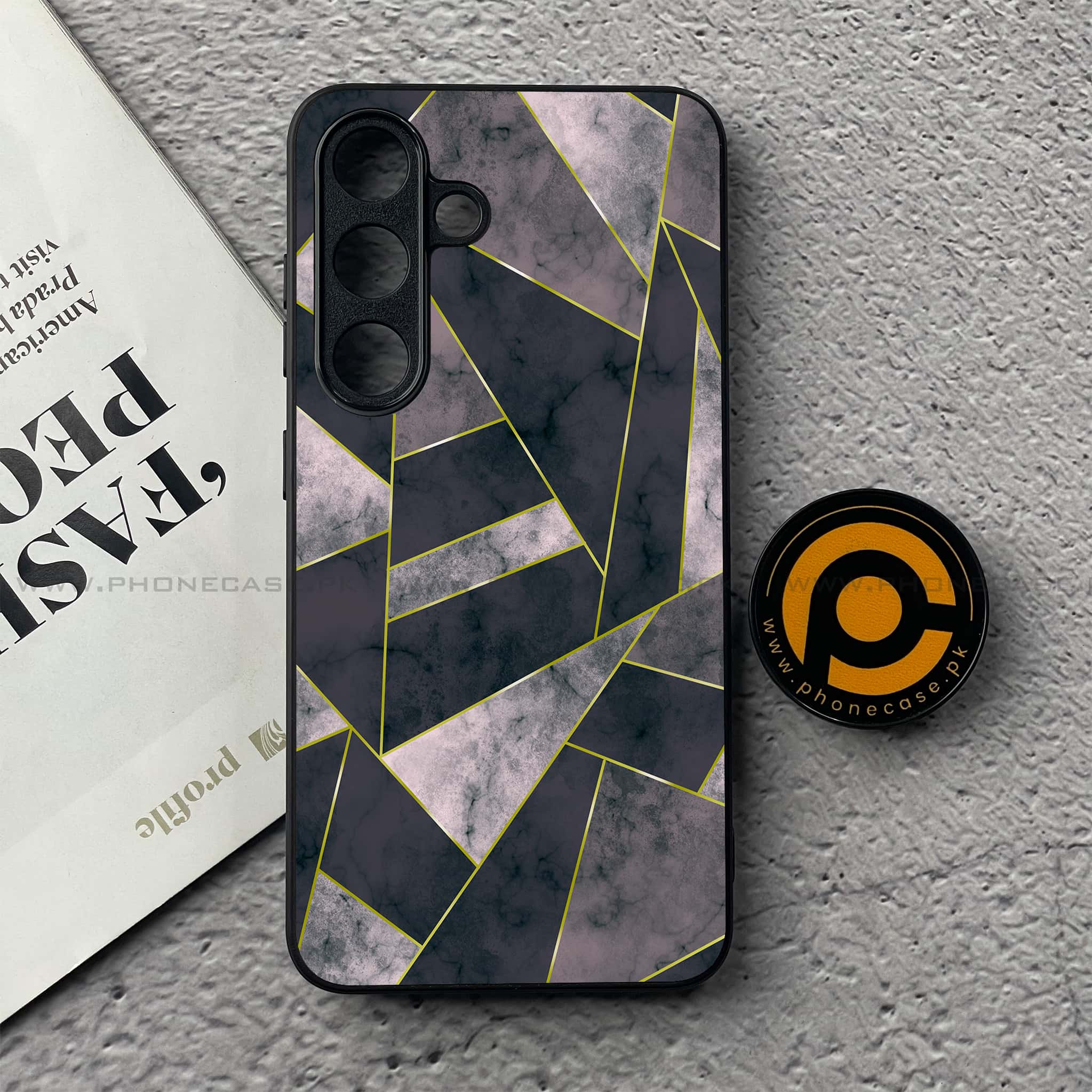 Geometric Marble Premium Metal Phone Case All Models