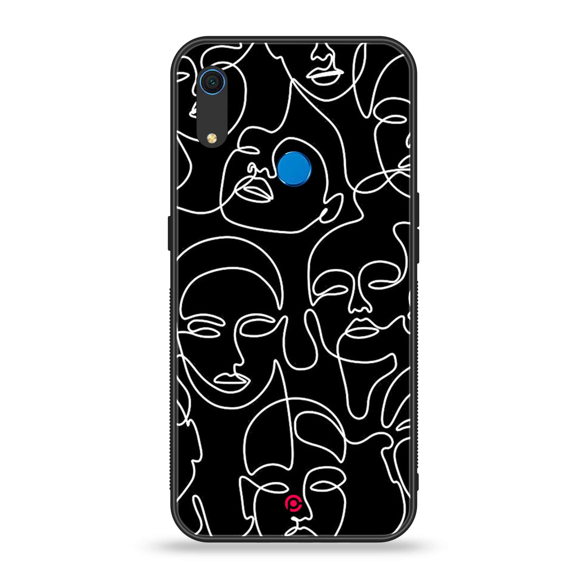 Huawei Y6s - Girls Line Art Series - Premium Printed Metal soft Bumper shock Proof Case