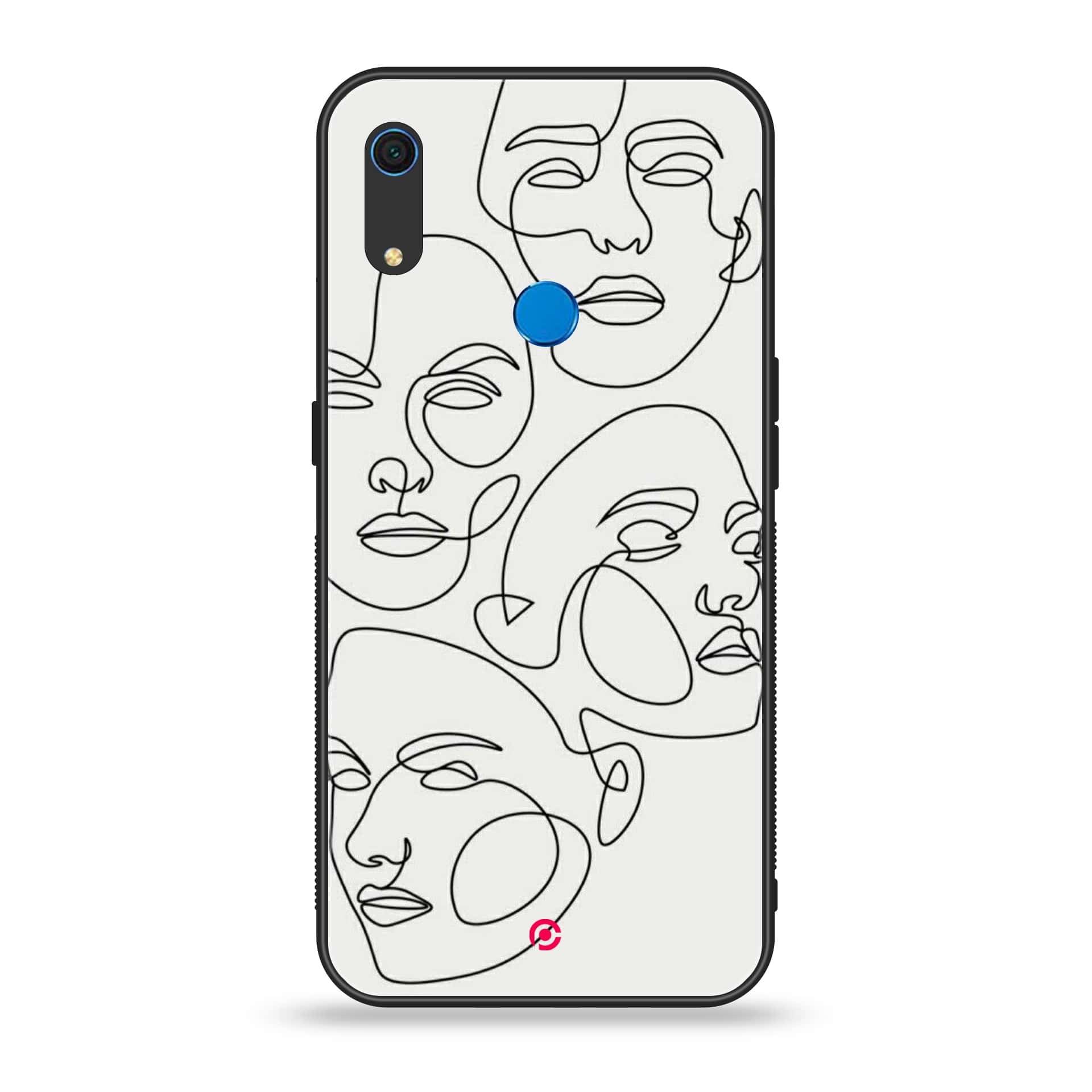 Huawei Y6s - Girls Line Art Series - Premium Printed Metal soft Bumper shock Proof Case