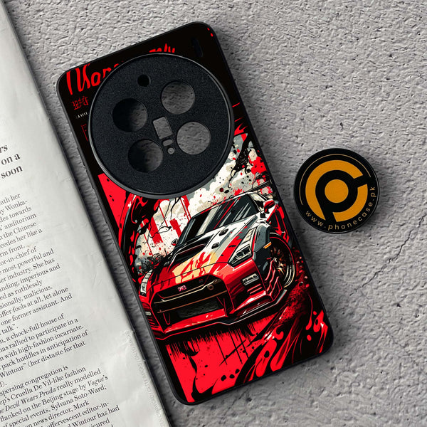 Vivo X200 Pro - Godzilla Racing Car - Premium Metal  Printed soft Bumper shock Proof Case