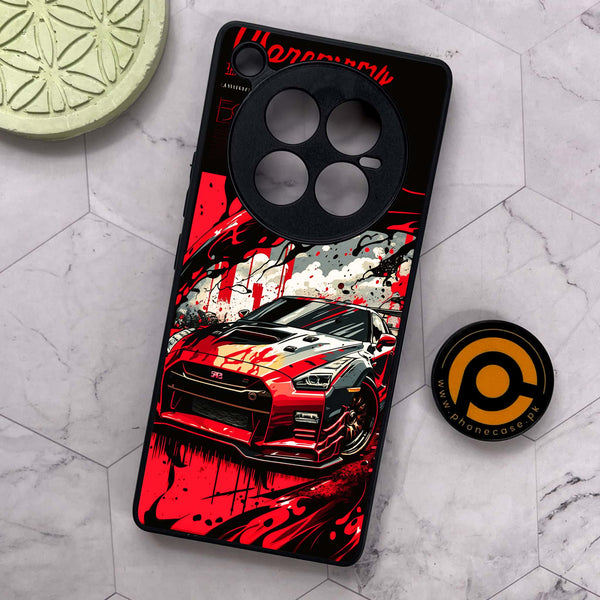 Infinix Zero 40 5G - Godzilla Racing Car - Premium Metal Printed soft Bumper shock Proof Case