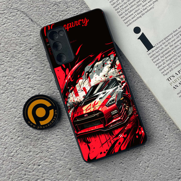 Samsung Galaxy S20 FE - Godzilla Racing Car - Premium Metal Printed soft Bumper shock Proof Case