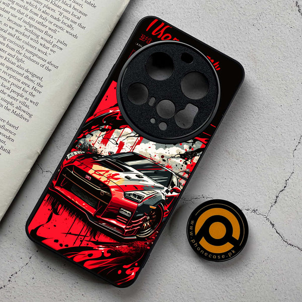 Xiaomi 15 Ultra - Godzilla Racing Car - Premium Metal Printed Soft Bumper Shockproof Case