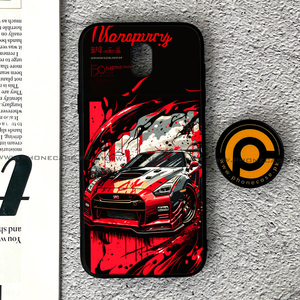 Samsung Galaxy J5 Pro 2017 - Godzilla Racing Car - Premium Printed Metal soft Bumper shock Proof Case