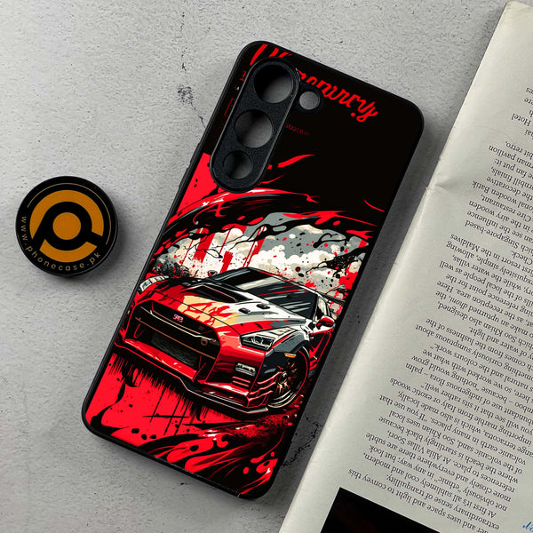 Vivo Y04 - Godzilla Racing Car - Premium Metal Printed soft Bumper shock Proof Case
