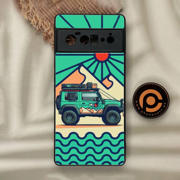 Google Pixel 6 Pro - Suzuki Jimny Design - Premium Metal Printed soft Bumper Shock Proof Case