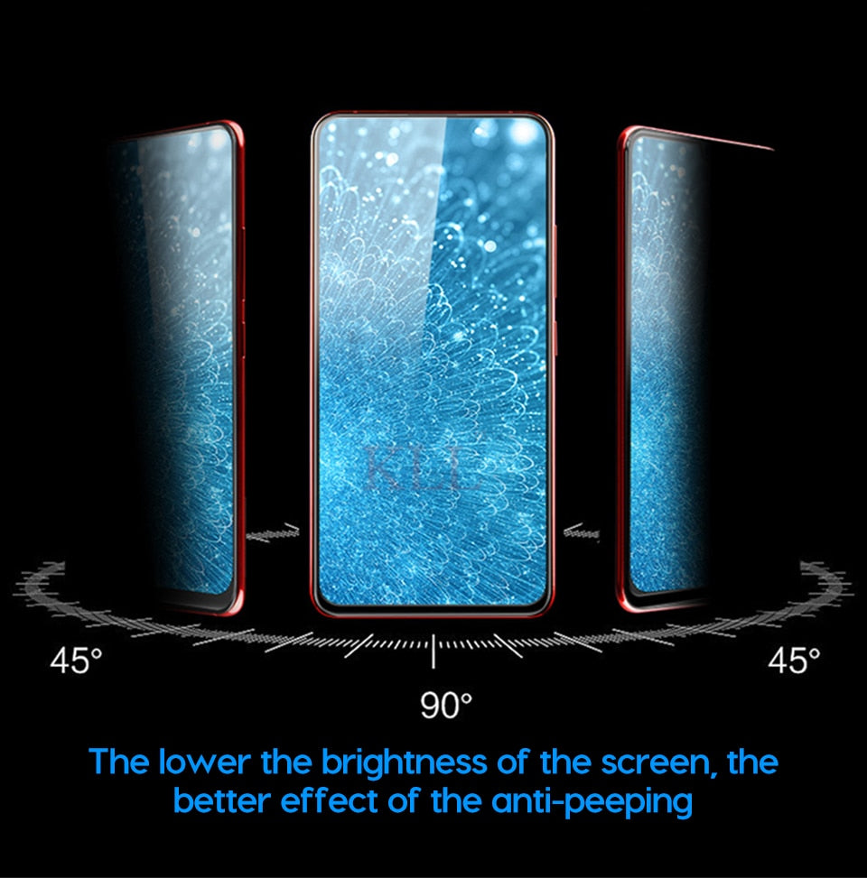 Oppo Reno 4 4G Privacy Anti-Spy Tempered Glass Screen Protector