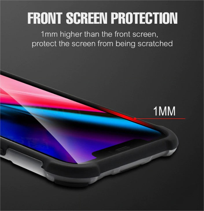 iPhone Xs Max Airbag Shockproof Hybrid Armor Honeycomb Case