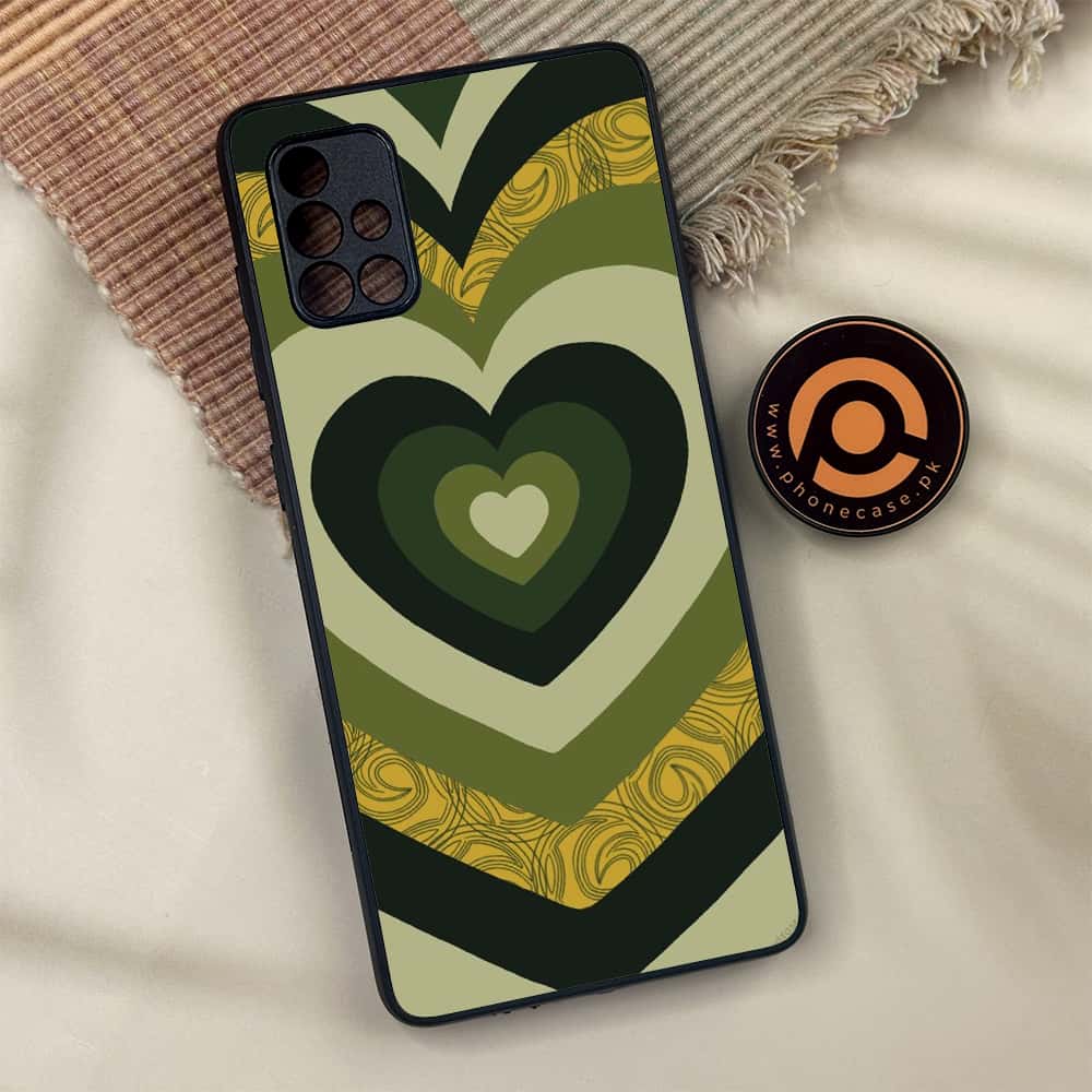 Samsung Galaxy A71 - Heart Beat 2.0 Series - Premium Metal Printed soft Bumper shock Proof Case