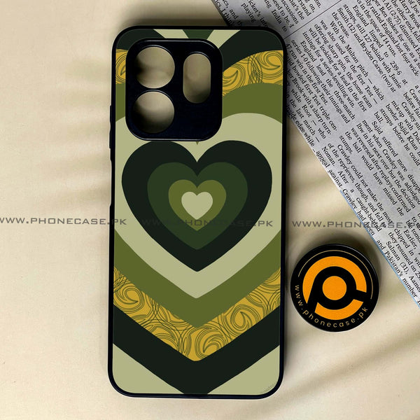 Infinix Smart 9 HD - Heart Beat 2.0 Series - Premium Metal Printed soft Bumper shock Proof Case