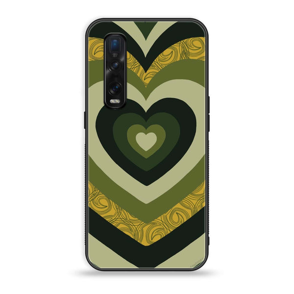 Oppo Find X2 Pro - Heart Beat 2.0 Series - Premium Printed Glass soft Bumper shock Proof Case