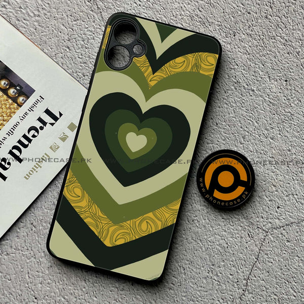 Samsung Galaxy A05 - Heart Beat 2.0 Series - Premium Metal Printed soft Bumper shock Proof Case