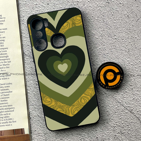 Infinix Hot 12 Pro - Heart Beat 2.0 Series - Premium Metal Printed soft Bumper shock Proof Case