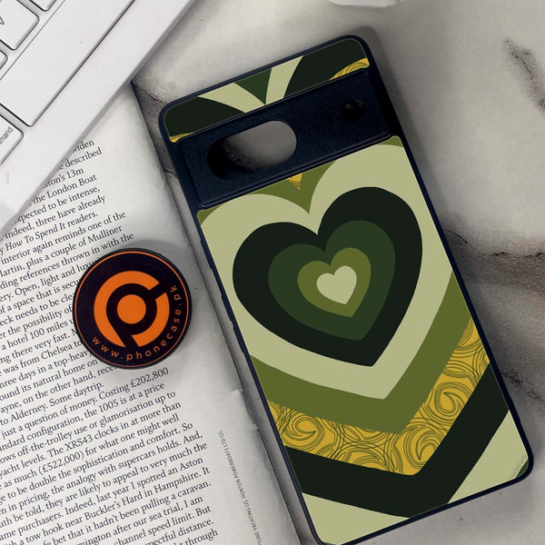 Google Pixel 7 - Heart Beat Series 2.0 - Premium Metal Printed soft Bumper Shock Proof Case