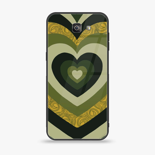 Galaxy J7 Prime - Heart Beat 2.0 Series - Premium Printed Glass soft Bumper shock Proof Case