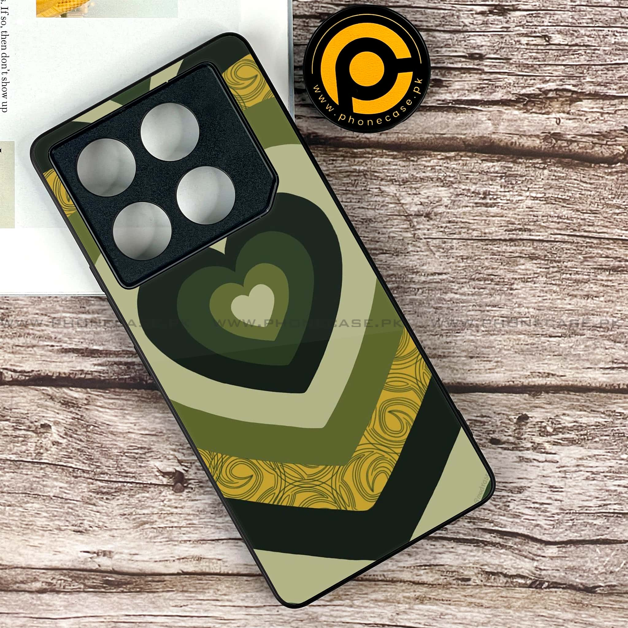 Infinix GT 20 Pro - Heart Beat 2.0 Series - Premium Printed Glass soft Bumper shock Proof Case