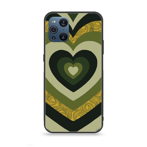 Oppo Find X3 - Heart beat 2.0 Series - Premium Printed Glass soft Bumper shock Proof Case