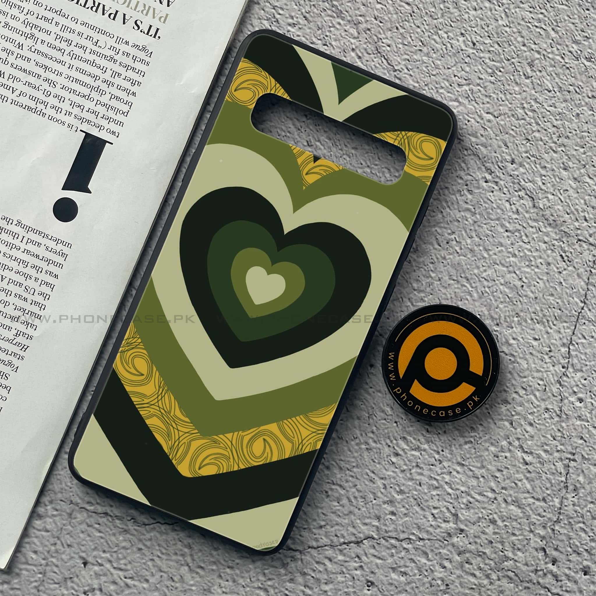 Samsung Galaxy S10 5G - Heart Beat Series 2.0 - Premium Printed Glass soft Bumper shock Proof Case