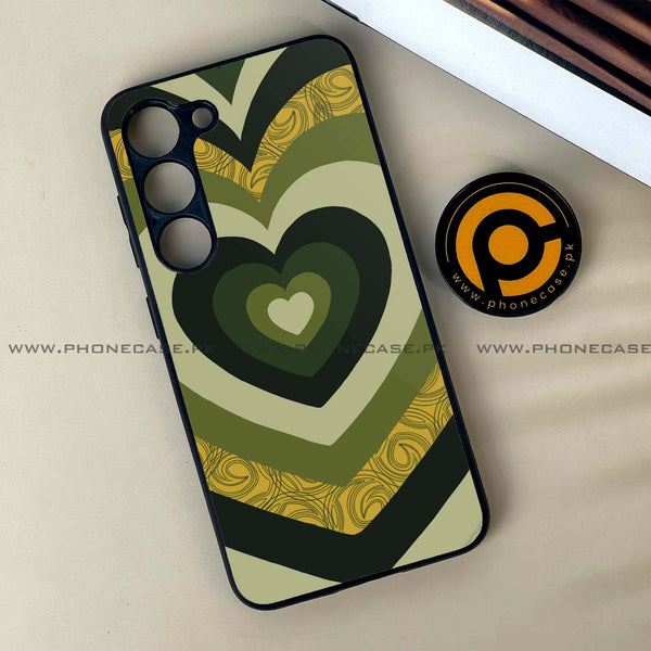 Samsung Galaxy S23 - Heart Beat Series 2.0 - Premium Metal Printed soft Bumper shock Proof Case