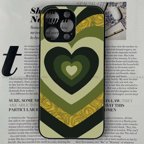 iPhone 15 Pro - Heart Beat Series 2.0 - Premium Printed Glass soft Bumper shock Proof Case