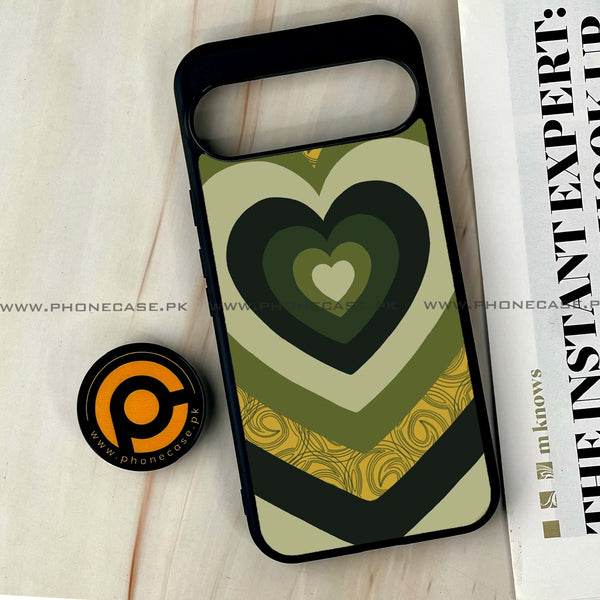 Google Pixel 10 Pro XL - Heart Beat 2.0 Series - Premium Metal Printed soft Bumper Shock Proof Case