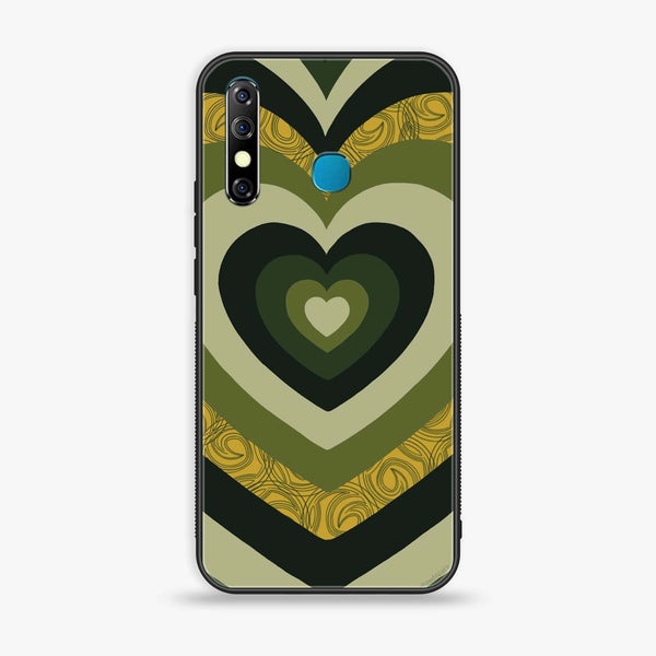 Infinix Hot 8 - Heart Beat 2.0 Series - Premium Metal Printed soft Bumper Shock Proof Case