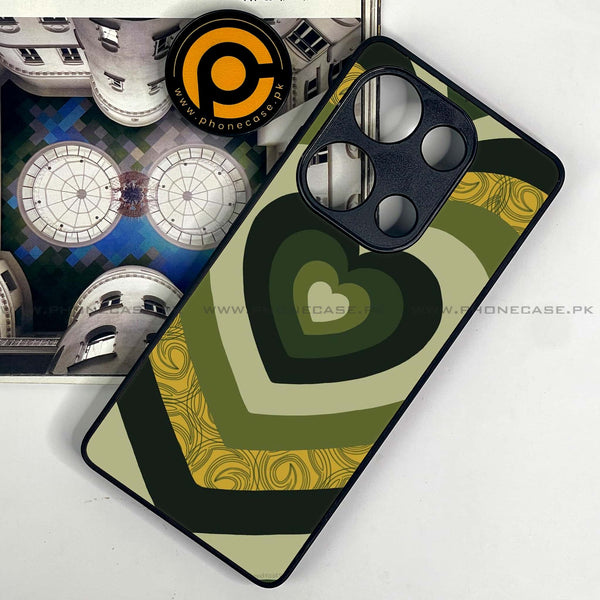 Redmi Note 13 Pro 4G - Heart Beat 2.0 Design 1 - Premium Metal Printed soft Bumper shock Proof Case CS-17835