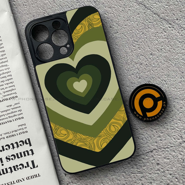 iPhone 15 Pro - Heart Beat 2.0 Series - Premium Metal Printed soft Bumper shock Proof Case