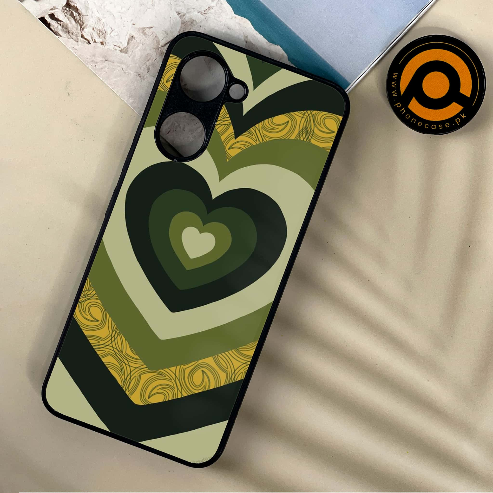 Vivo Y03 - Heart Beat 2.0 Series - Premium Printed Metal soft Bumper shock Proof Case