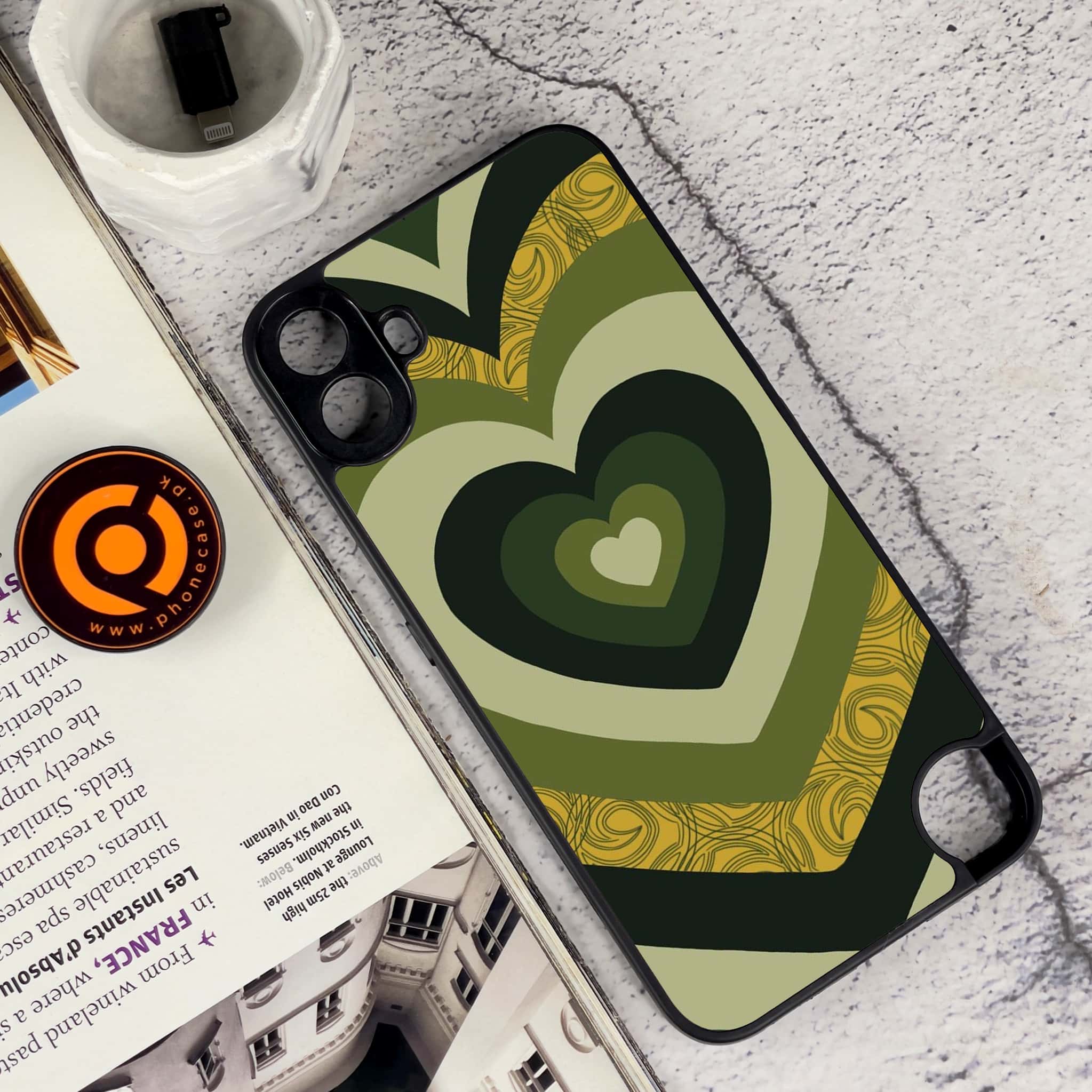 Nothing CMF Phone 1 - Heart Beat 2.0 Series - Premium Metal Printed soft Bumper Shock Proof Case
