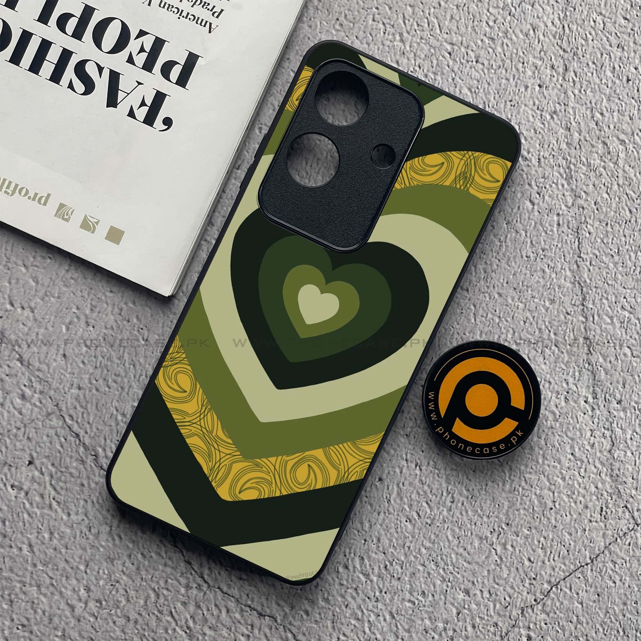 Realme Note 60x - Heart Beat 2.0 Series - Premium Metal  Printed soft Bumper shock Proof Case