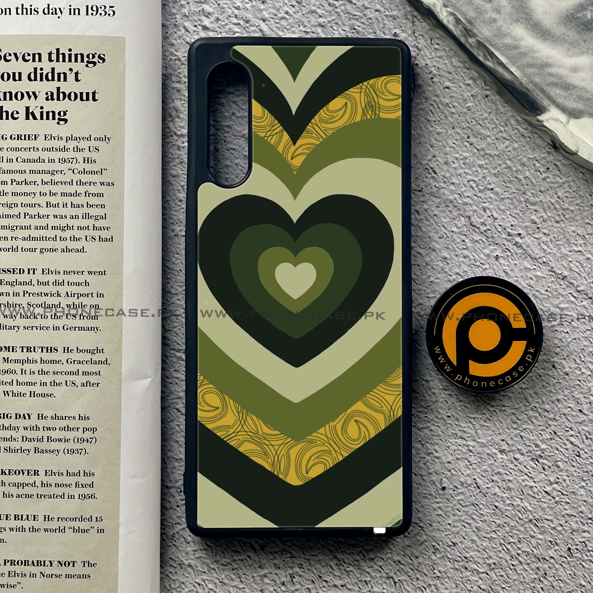 LG Velvet - Heart Beat 2.0 Series - Premium Printed Glass soft Bumper shock Proof Case