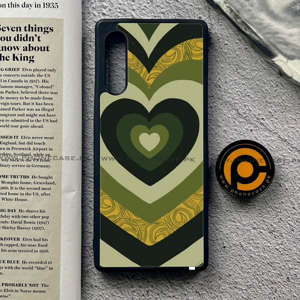 LG Velvet - Heart Beat 2.0 Series - Premium Printed Glass soft Bumper shock Proof Case