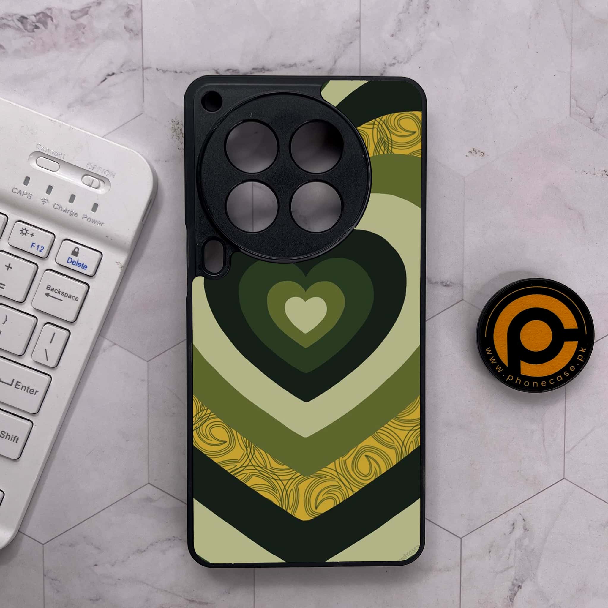 Tecno Camon 30 Premier - Heart Beat 2.0 Series - Premium Metal Printed soft Bumper shock Proof Case