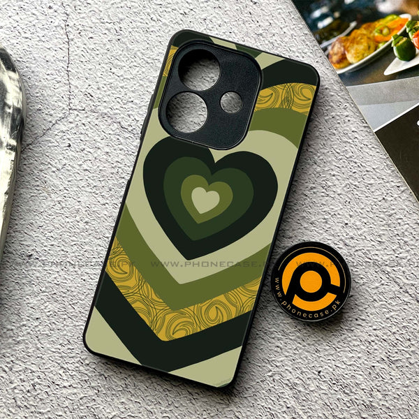 Oppo A5i - Heart Beat 2.0 Series - Premium Metal Printed soft Bumper shock Proof Case