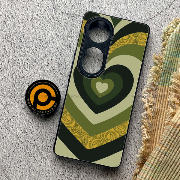 Vivo V40 Pro - Heart Beat 2.0 Series - Premium Metal Printed soft Bumper shock Proof Case