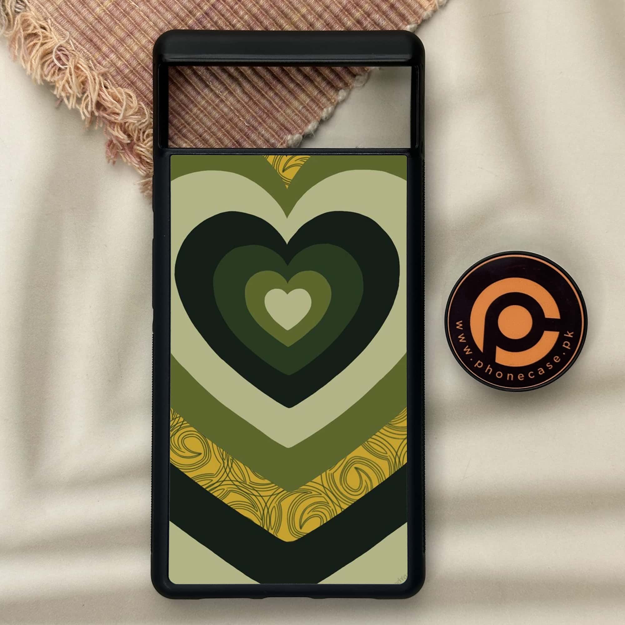 Google Pixel 6 - Heart Beat Series 2.0 - Premium Metal Printed soft Bumper Shock Proof Case