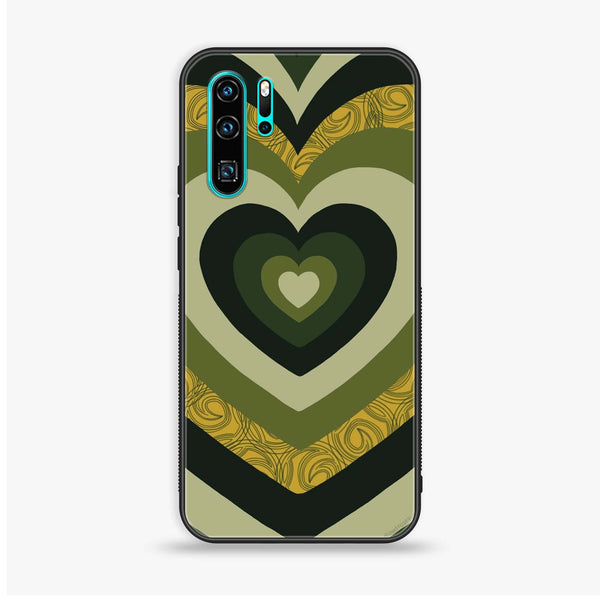 Huawei P30 Pro - Heart Beat 2.0 Series  Design 1 - Premium Printed Glass soft Bumper shock Proof Case CS-23320