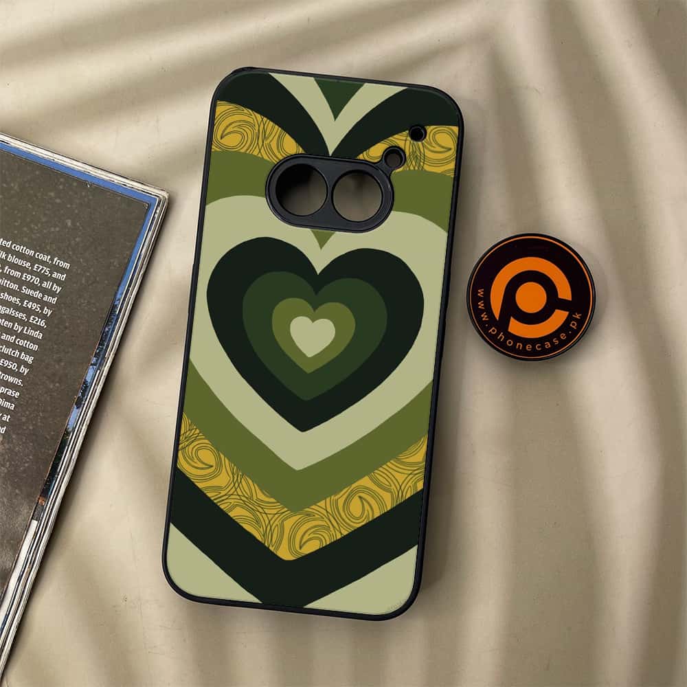 Nothing Phone (2a) - Heart Beat 2.0 Series - Premium Metal Printed soft Bumper Shock Proof Case