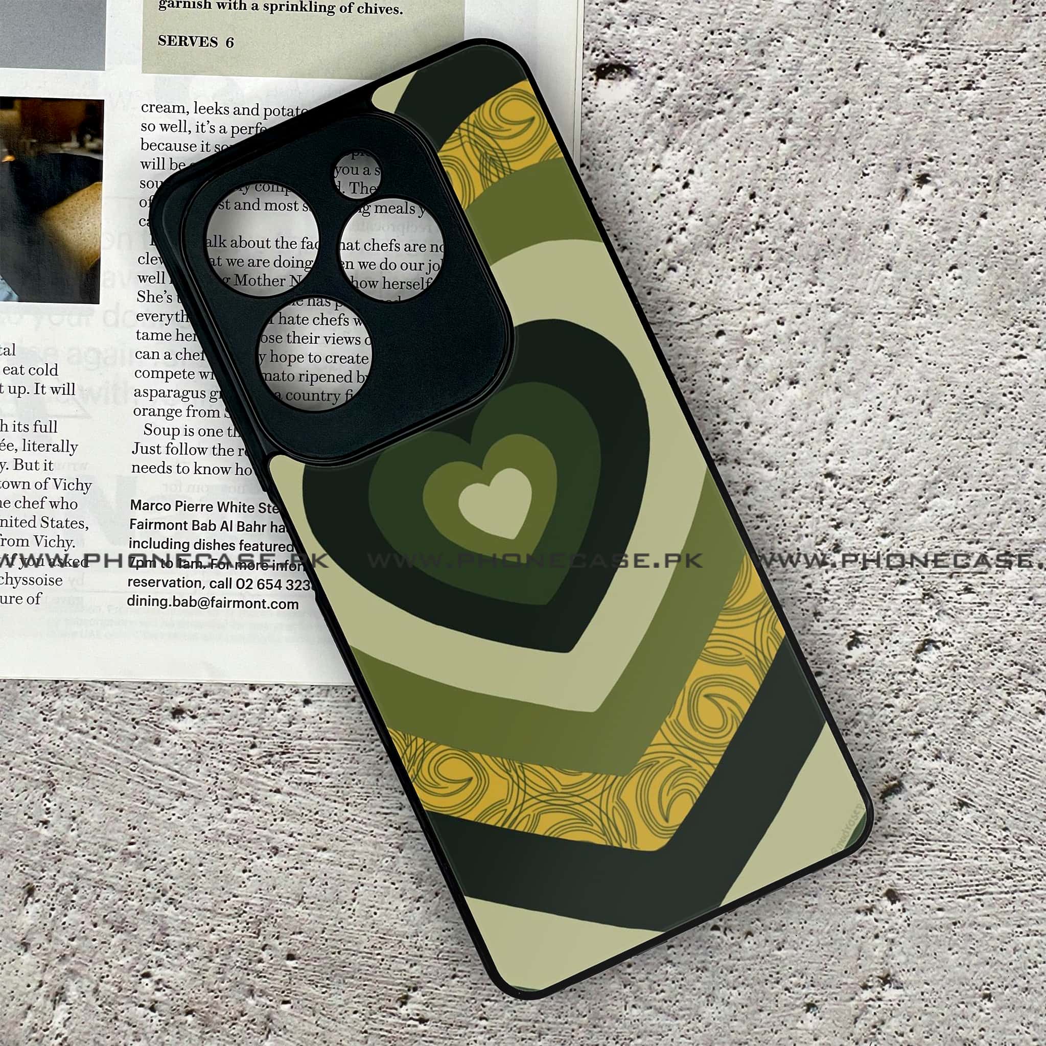 Infinix Hot 40 - Heart Beat Series 2.0 - Premium Metal Printed soft Bumper shock Proof Case
