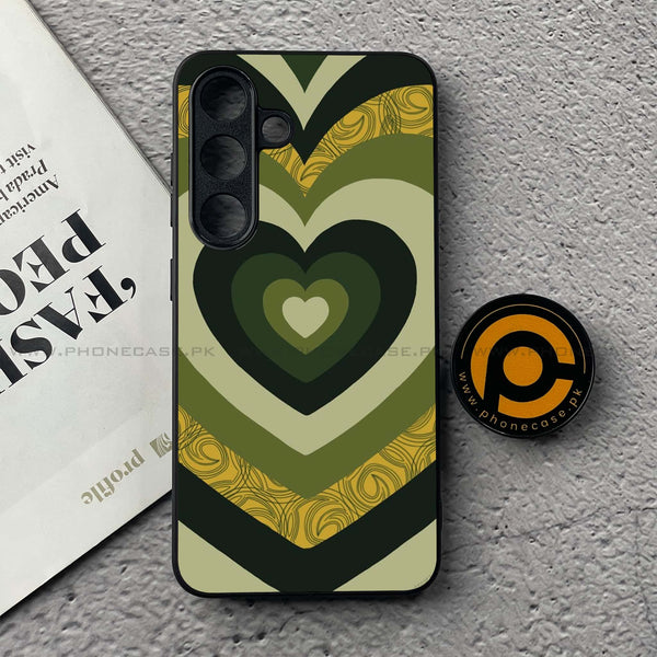 Samsung Galaxy S25 FE - Heart Beat 2.0 Series - Premium Metal Printed soft Bumper shock Proof Case