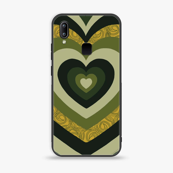 vivo Y95 - Heart Beat 2.0 Series - Premium Printed Glass soft Bumper shock Proof Case