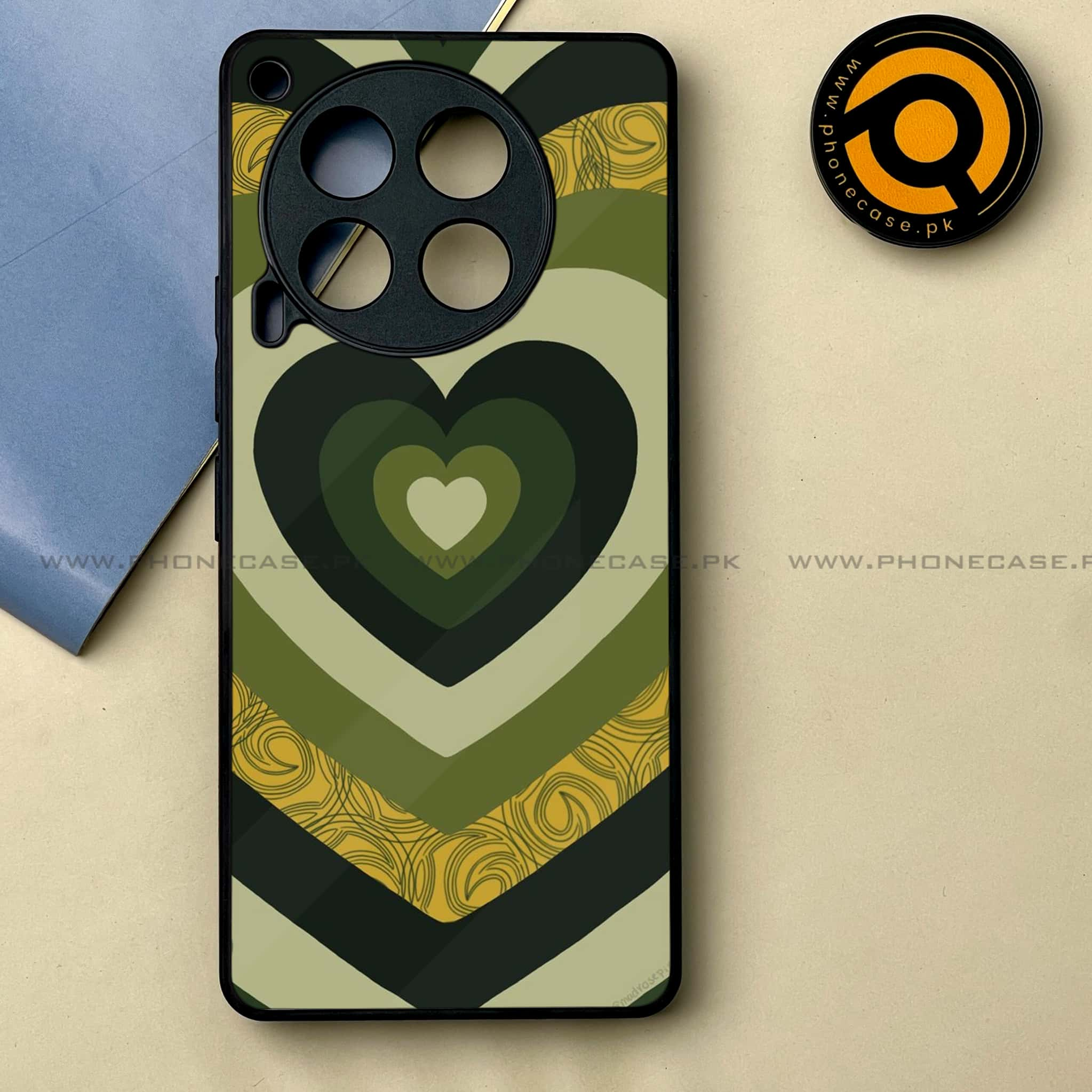 Tecno Camon 30 - Heart Beat 2.0 Series -  Premium Printed Metal soft Bumper shock Proof Case