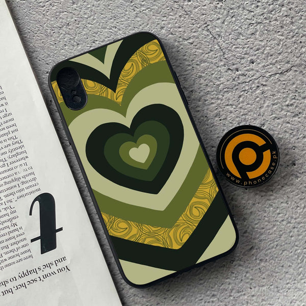 iPhone XR - Heart Beat Series 2.0 - Premium Metal Printed soft Bumper shock Proof Case