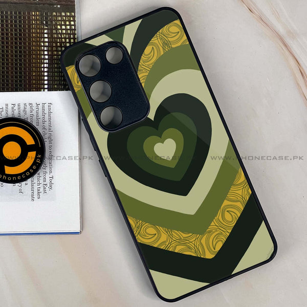 Vivo V30 Lite 4G - Heart Beat 2.0 Series - Premium Metal Printed soft Bumper shock Proof Case