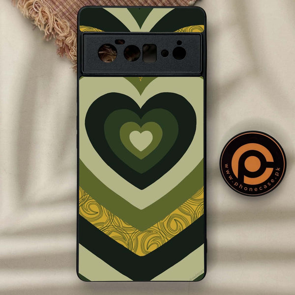 Google Pixel 6 Pro - Heart Beat Series 2.0 - Premium Metal Printed soft Bumper Shock Proof Case